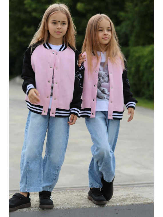 Spodnie jeans niebieskie BALOON z przeszyciem na dole Qba Kids