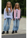 Bluza Bomberka różowa grubsza Qba Kids
