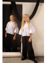 Koszula Biała rękawy pufki Kiz by Kids