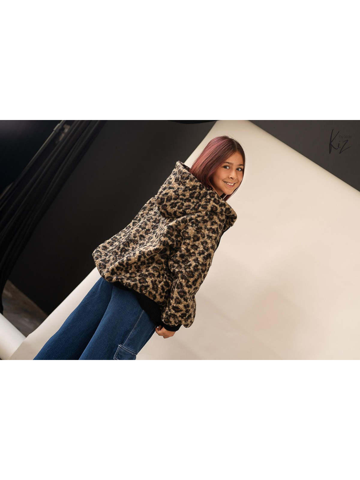 Gruba Bluzo- Kurtka w panterę Kiz by Kids