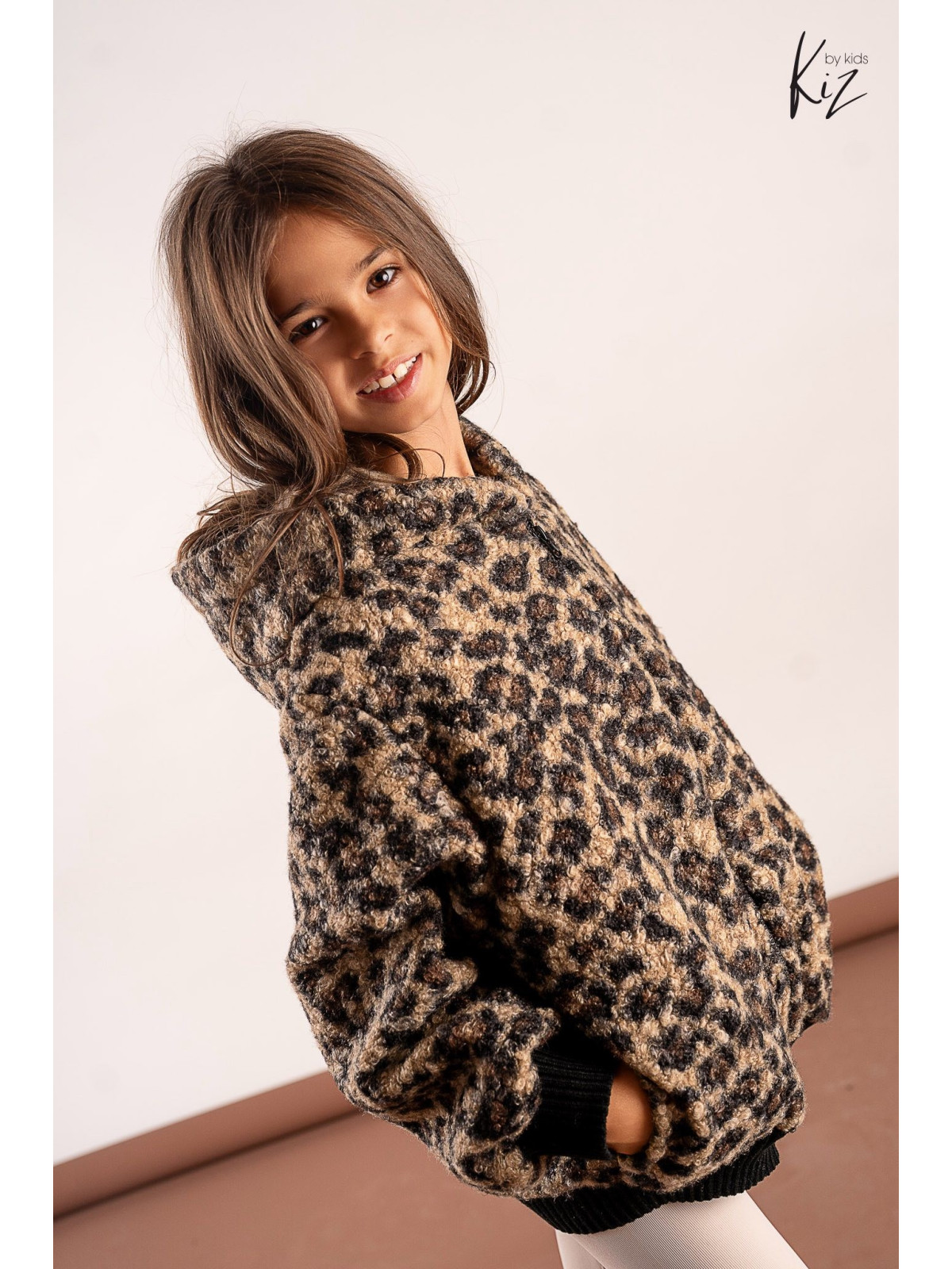 Gruba Bluzo- Kurtka w panterę Kiz by Kids