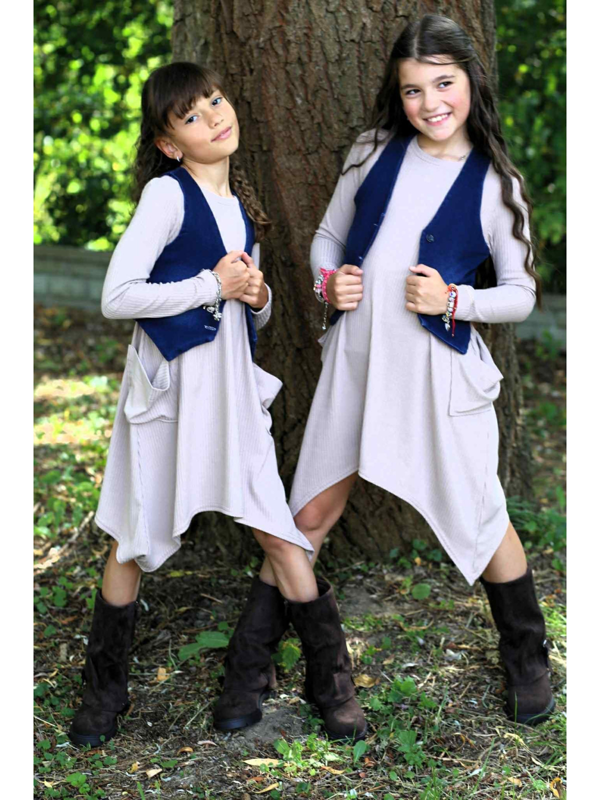 Kamizelka jeans granatowa Qba Kids