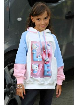 Bluza pastelowa Hello Kitty Qba Kids