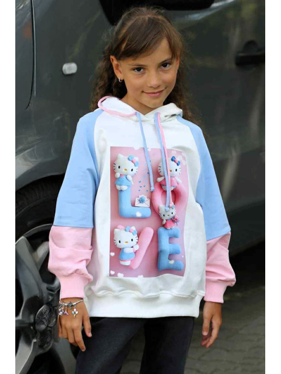 Bluza pastelowa Hello Kitty Qba Kids