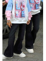 Spodnie dzwony jeans czarne Qba Kids