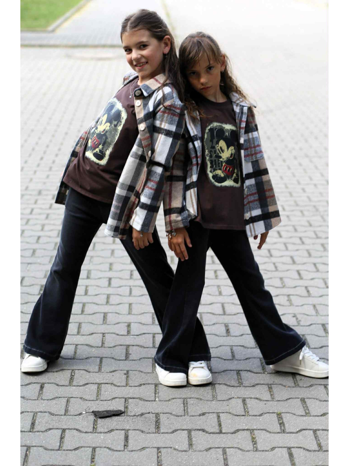 Spodnie dzwony jeans czarne Qba Kids