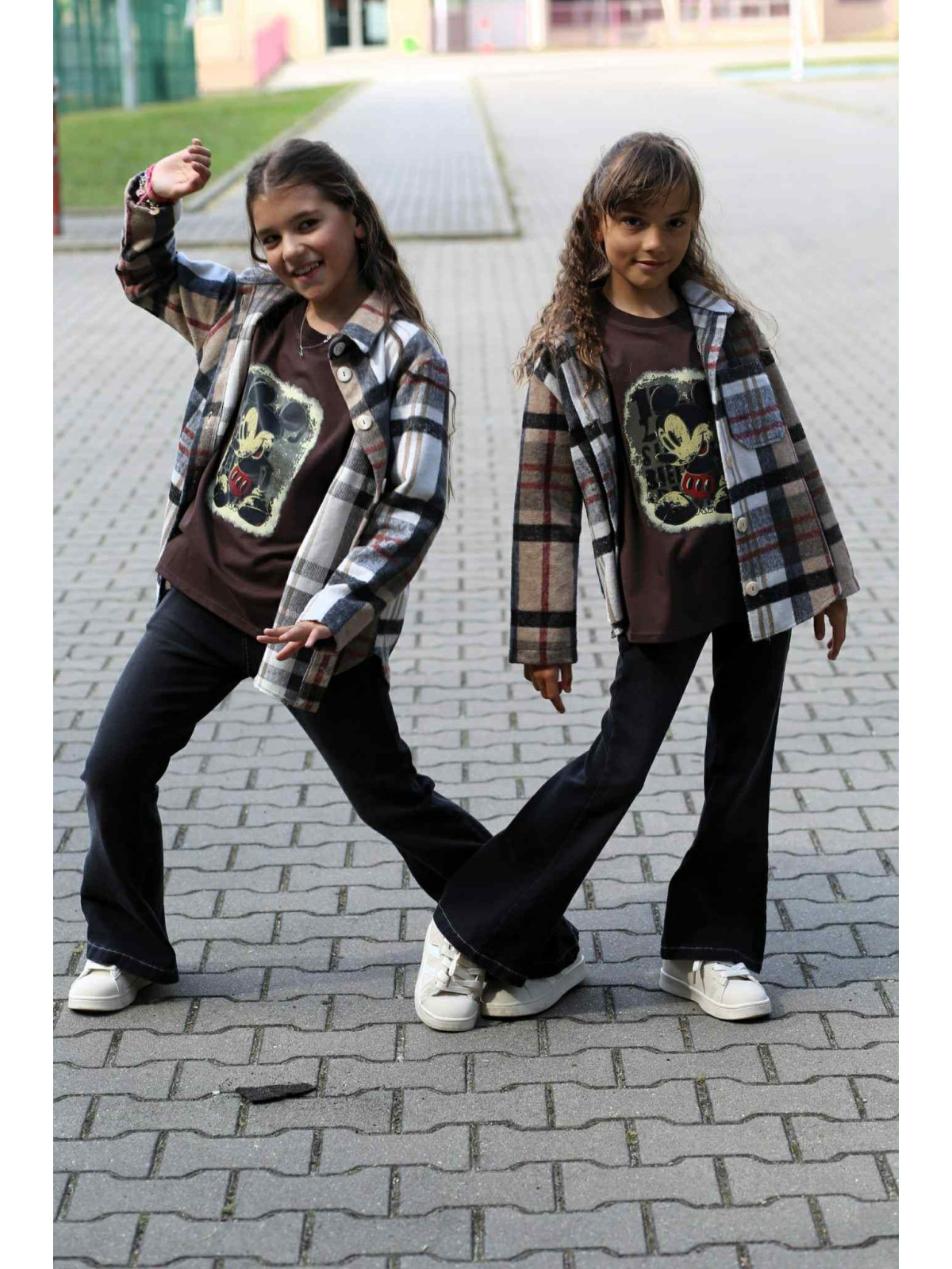Spodnie dzwony jeans czarne Qba Kids