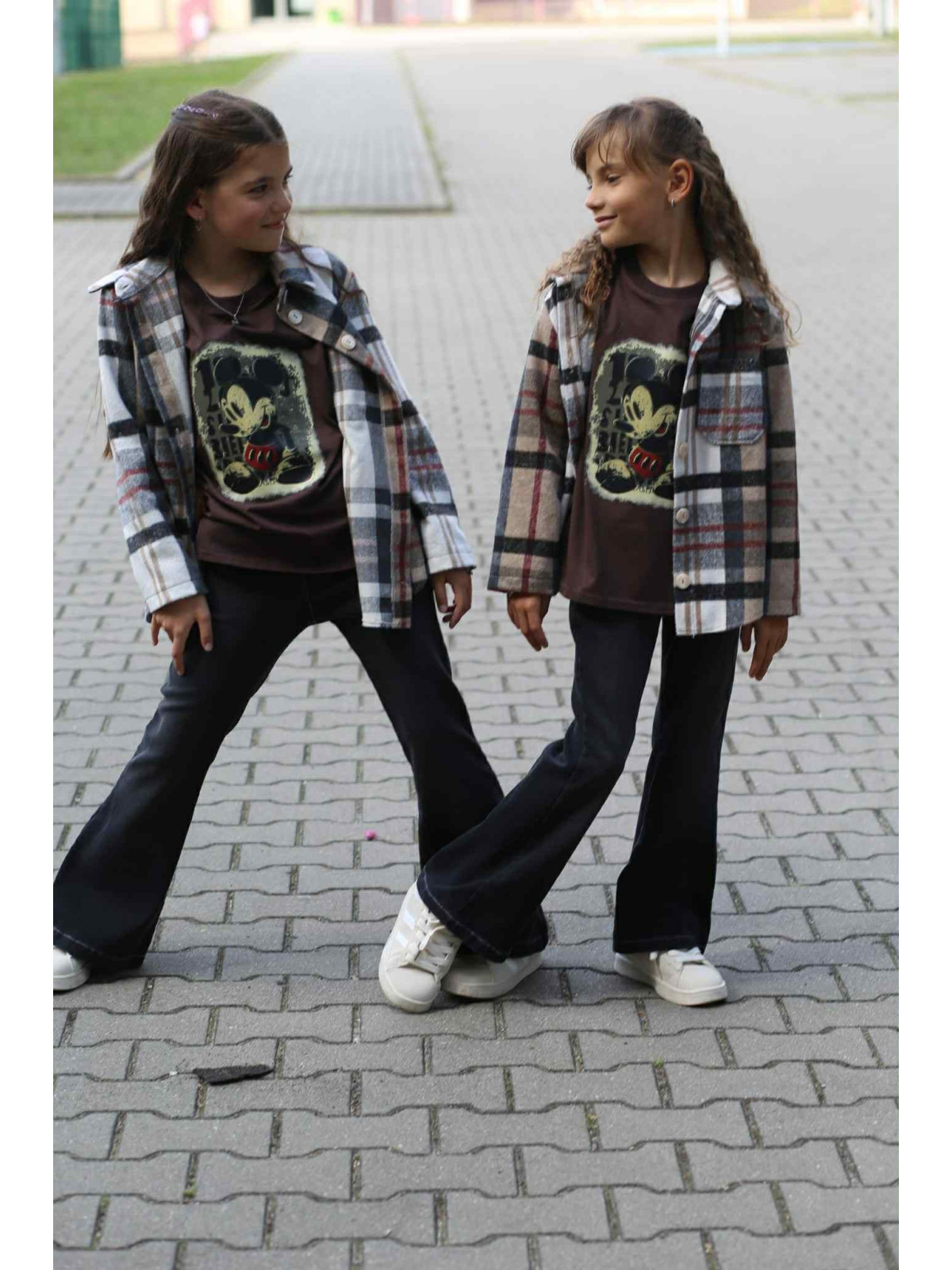 Spodnie dzwony jeans czarne Qba Kids