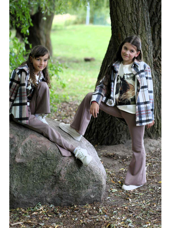 Koszula flanelowa w kratę Qba Kids