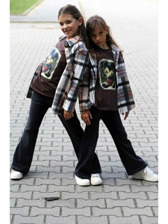 Koszula flanelowa w kratę Qba Kids