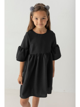 Sukienka trapezowa czarna lily grey