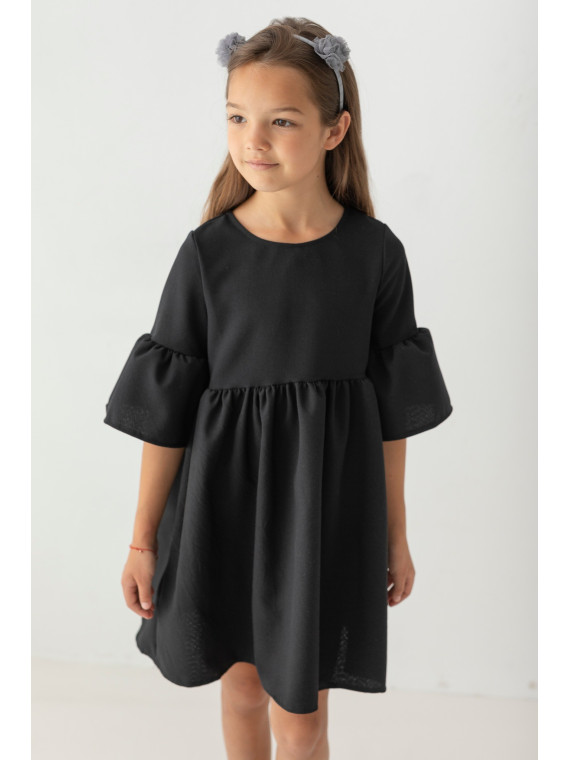 Sukienka trapezowa czarna lily grey