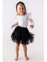 Spódniczka tiulowa tutu czarna lily grey