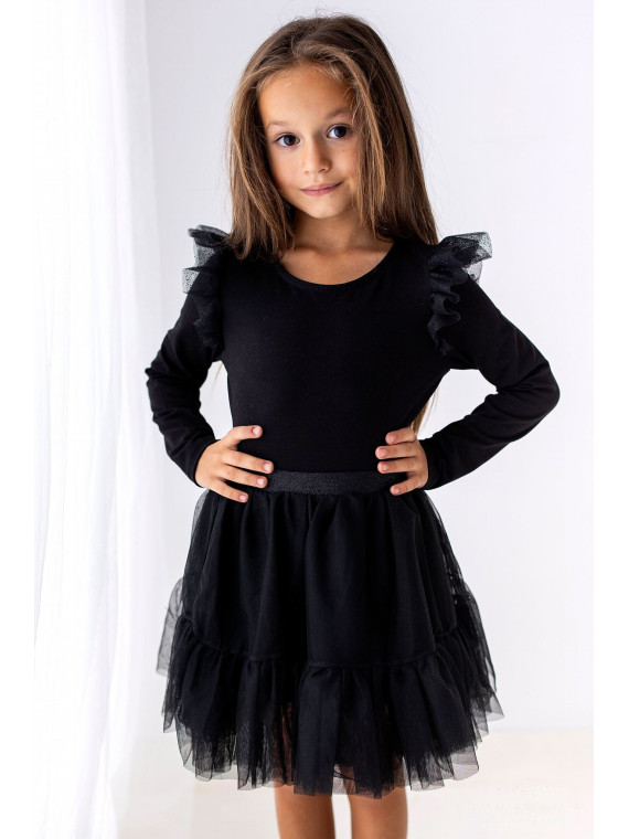 Spódniczka tiulowa tutu czarna lily grey
