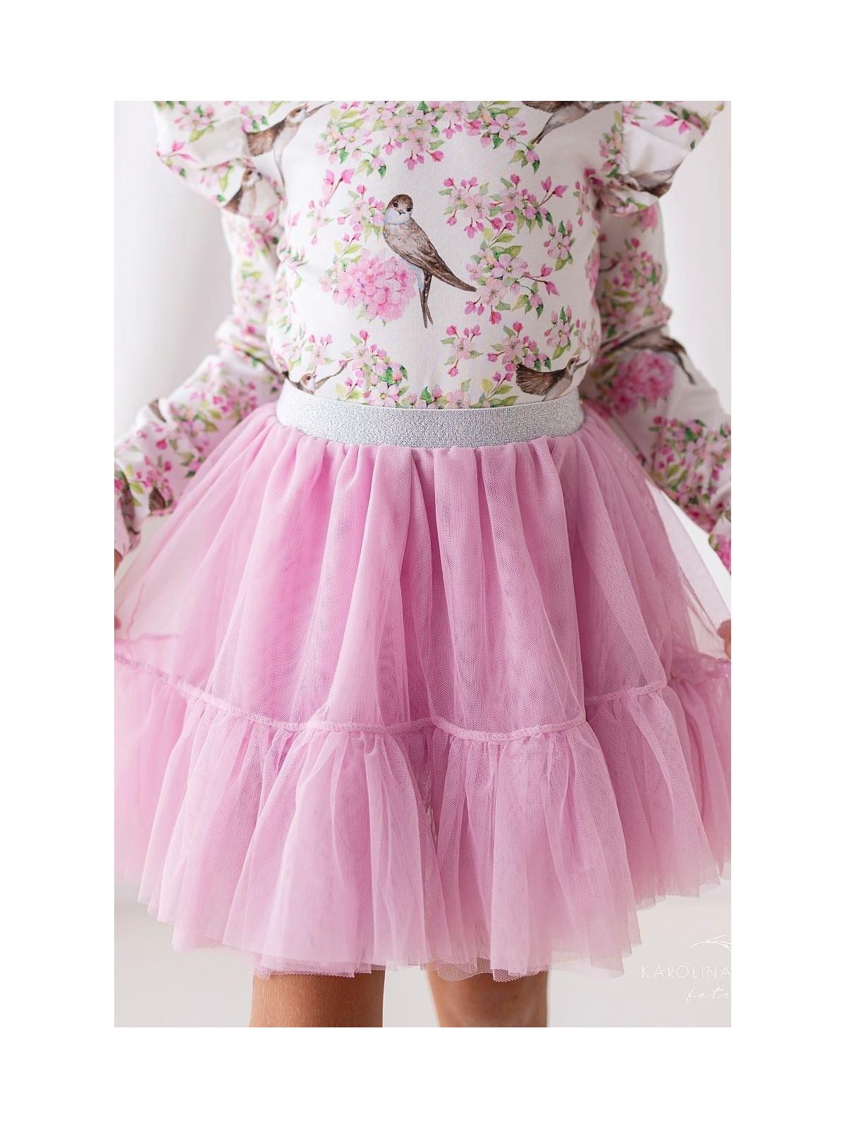 Spódniczka tiulowa tutu różowa lily grey