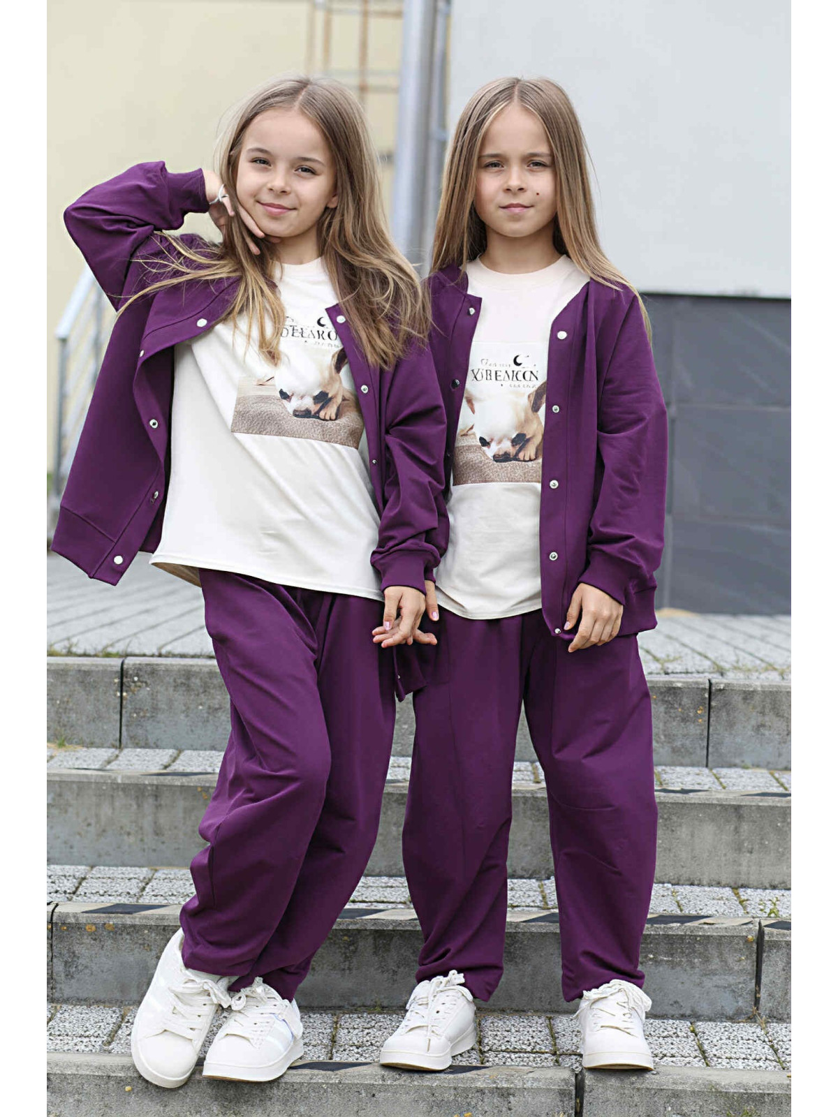 Beżowy t-shirt z nadrukiem psa chihuahua Qba Kids