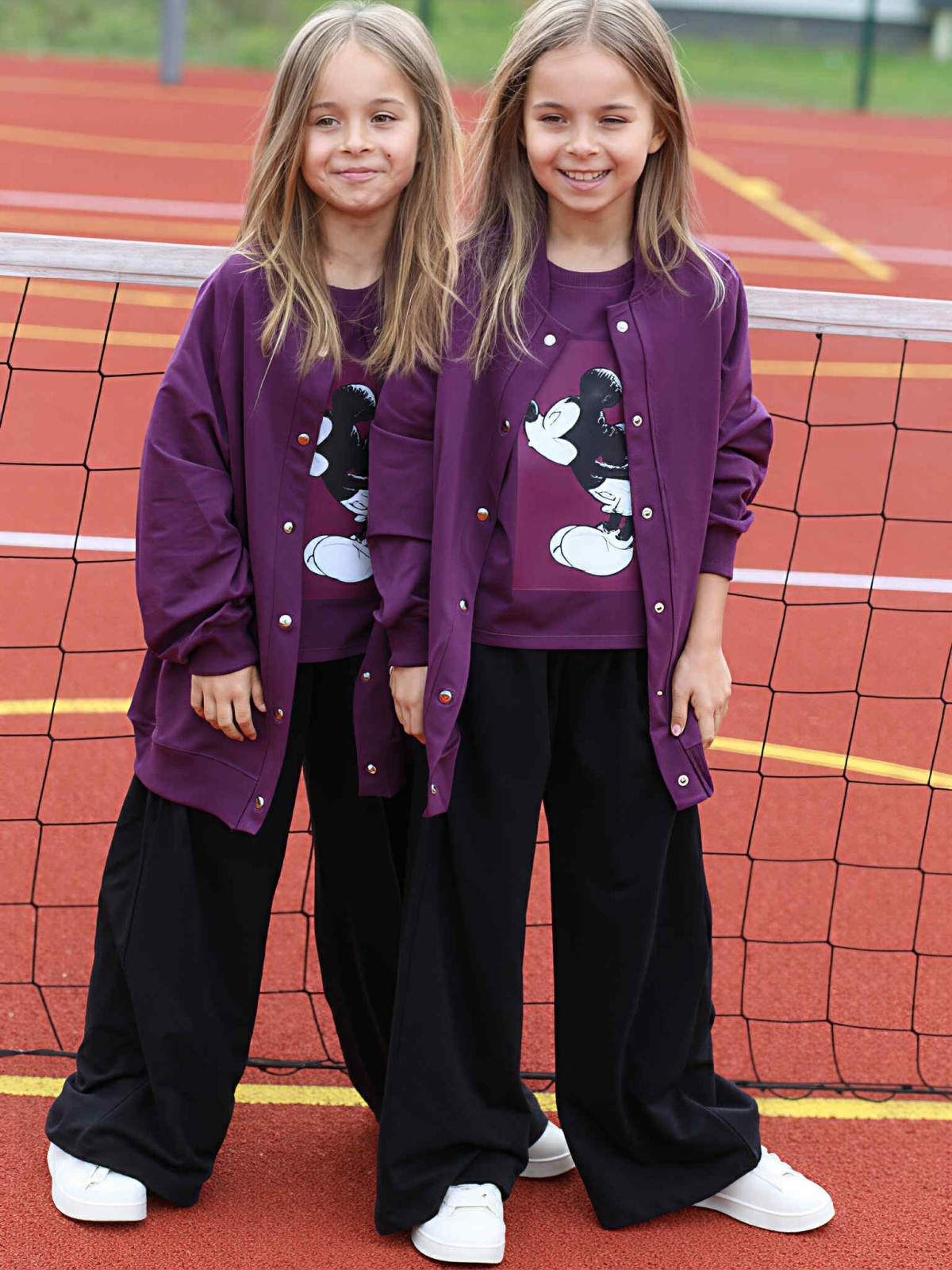 Czarne spodnie dresowe szerokie i luźne Qba Kids