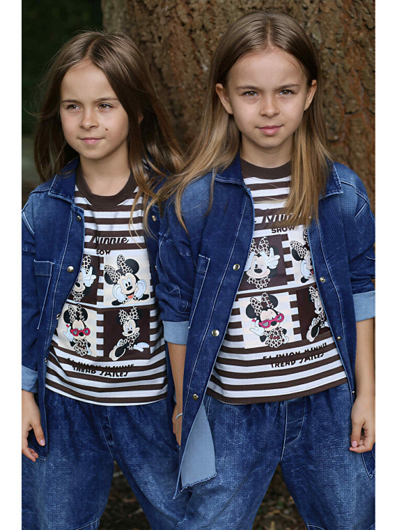 Niebieska koszula jeans Qba Kids