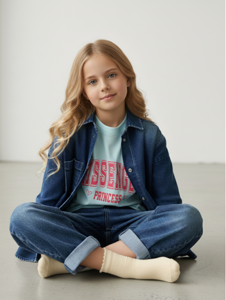 Skarpetki bawełniane ecru gładkie tullinogi