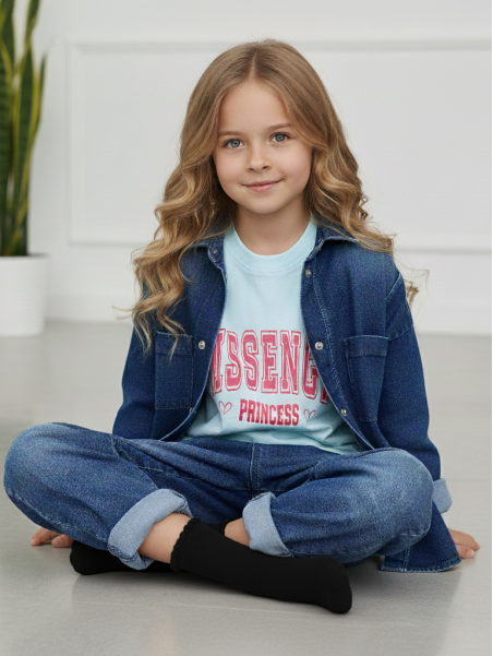 Skarpetki bawełniane czarne gładkie tullinogi