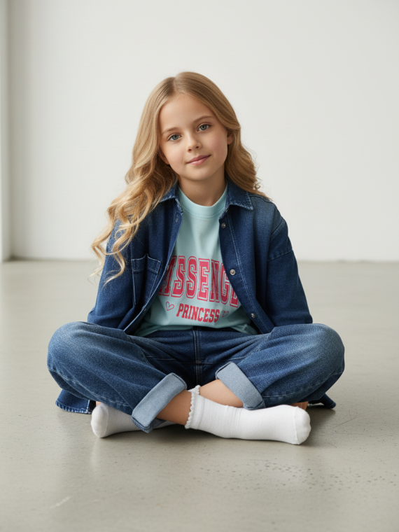 Skarpetki bawełniane białe gładkie tullinogi