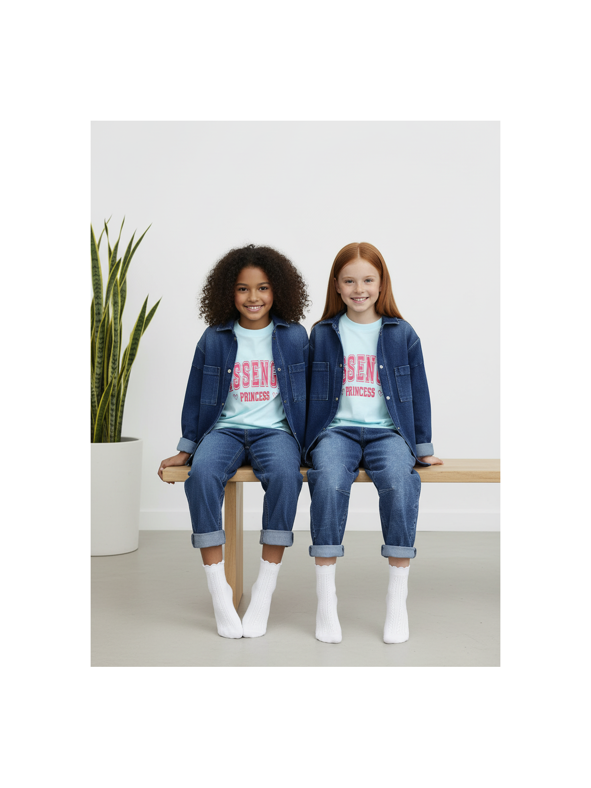 Skarpetki bawełniane białe gładkie tullinogi