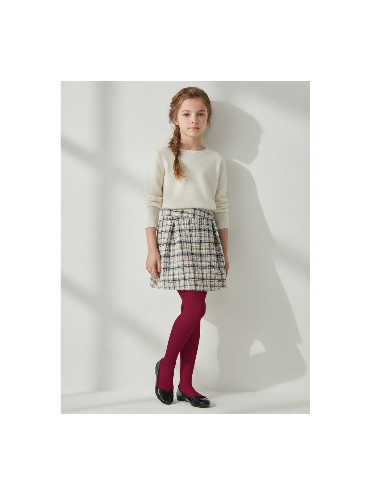 Bordowe rajstopy  40 den milusie