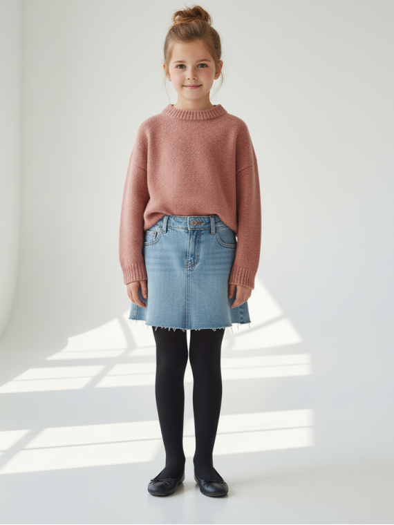 Czarne rajstopy gładkie 40 den milusie