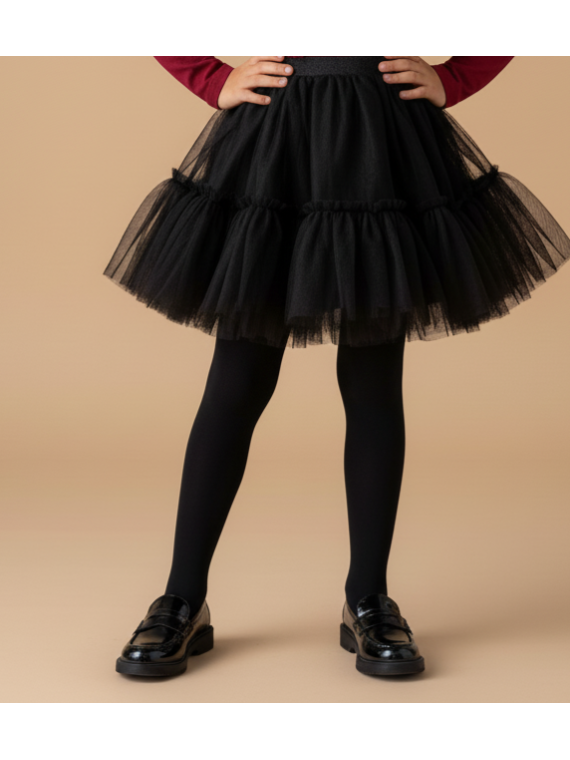 Czarne rajstopy gładkie 40 den milusie