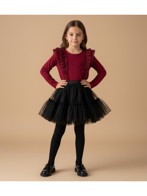 Czarne rajstopy gładkie 40 den milusie