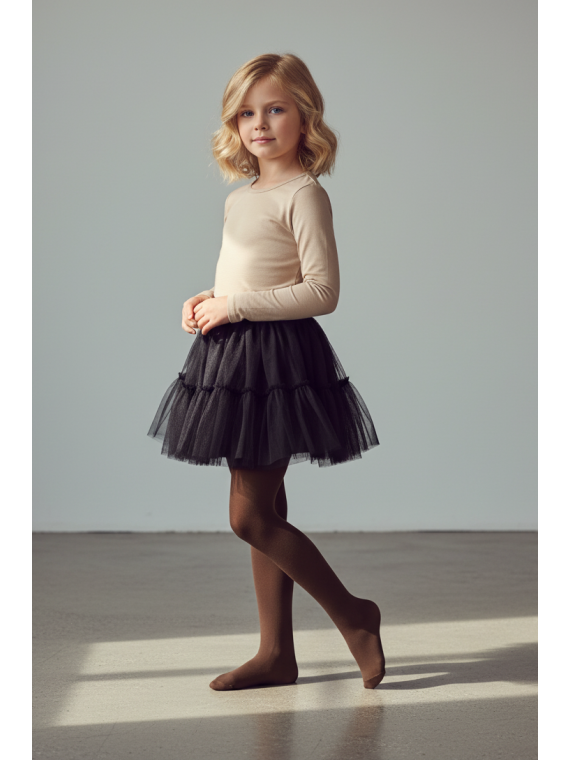 Brąz czekoladowy rajstopy 40 den milusie