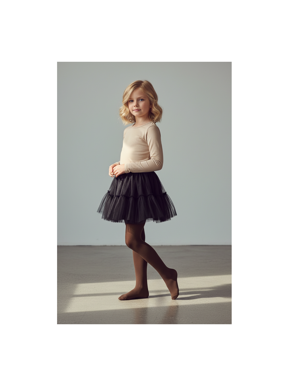 Brąz czekoladowy rajstopy 40 den milusie