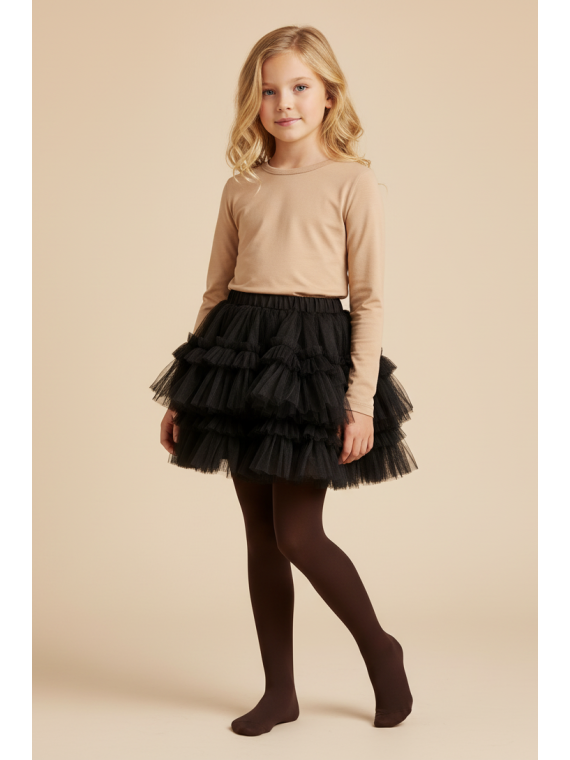 Brąz czekoladowy rajstopy 40 den milusie