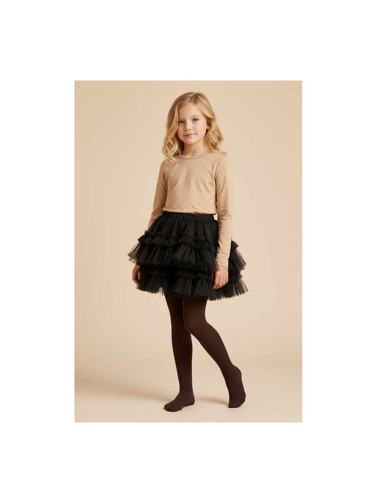 Brąz czekoladowy rajstopy 40 den milusie