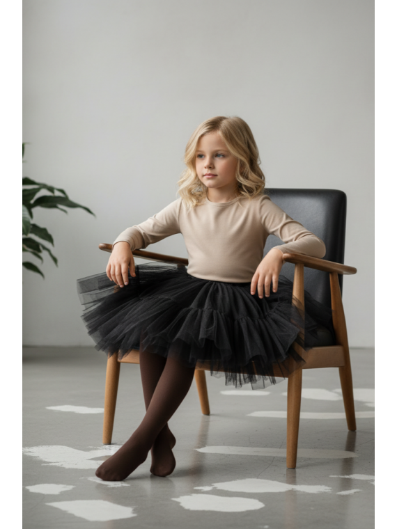 Brąz czekoladowy rajstopy 40 den milusie