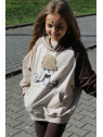 Bluza beżowo-brązowa z MIKI Qba Kids