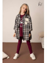 Koszula w kratę z naszywką P Kiz by Kids