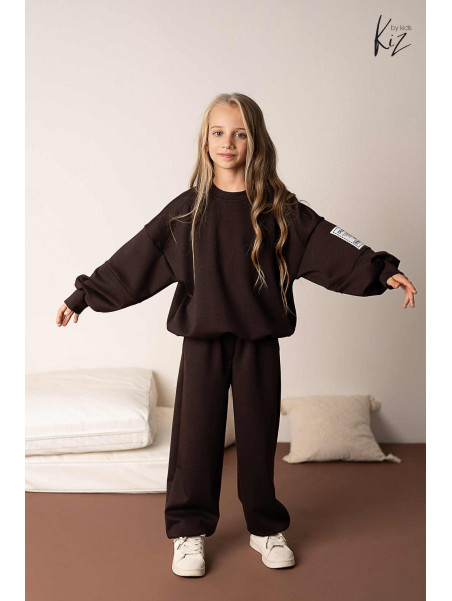 Dres- Bluza + Spodnie brąz kiz by kids