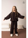 Dres- Bluza + Spodnie brąz kiz by kids