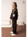 Dres- Bluza + Spodnie brąz kiz by kids