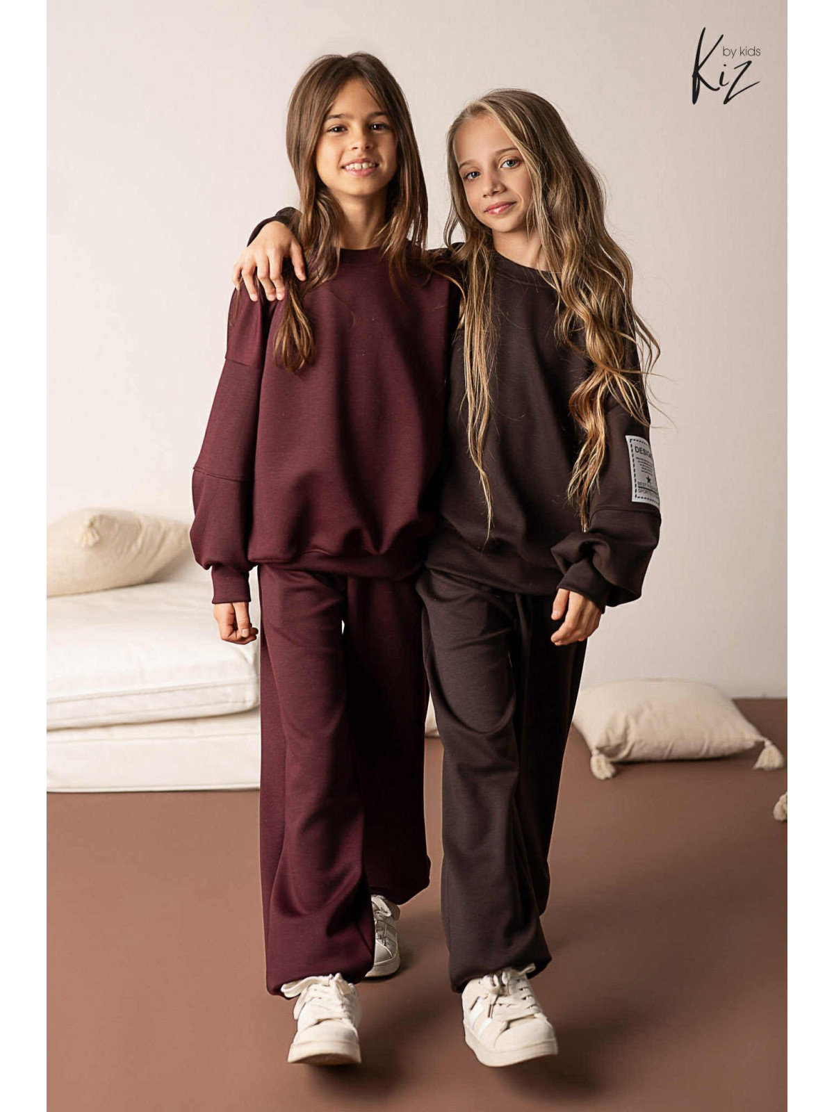 Dres- Bluza + Spodnie brąz kiz by kids