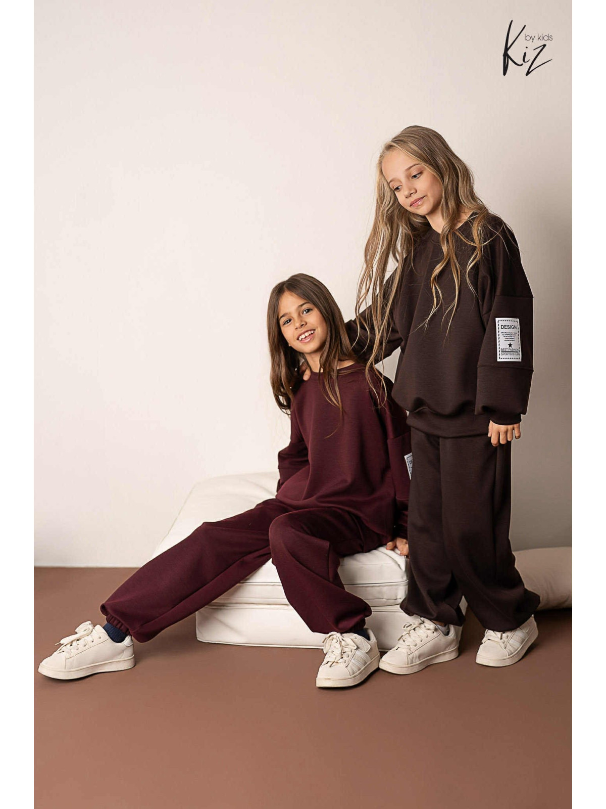 Dres- Bluza + Spodnie brąz kiz by kids