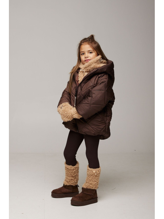 Komplet 3 częsciowy - futerko- beżowy- chill out