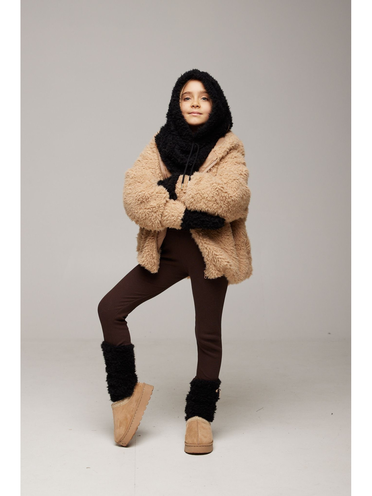 Komplet 3 częsciowy- futerko- czekolada- chill out