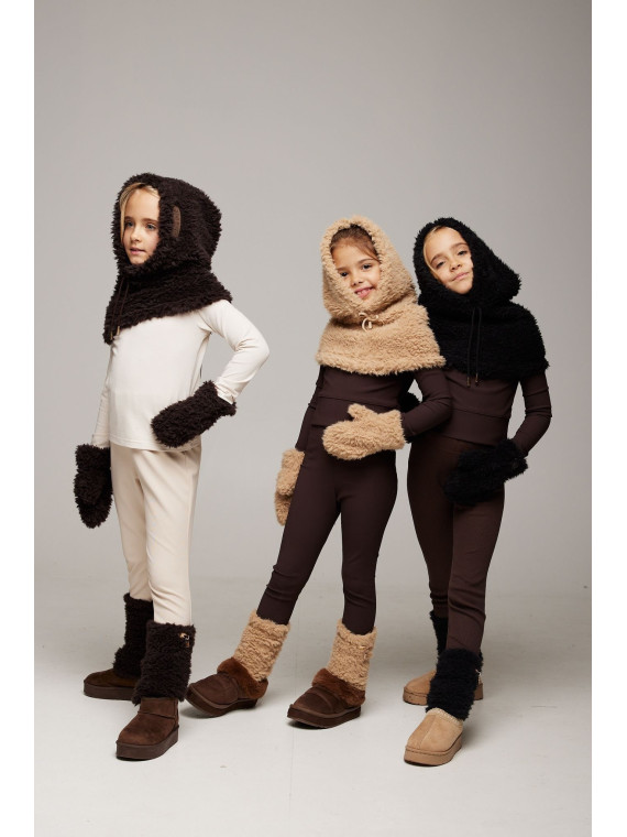 Komplet 3 częsciowy- futerko- czekolada- chill out