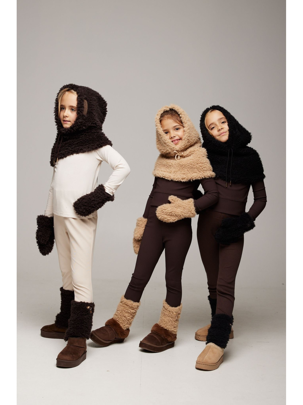 Komplet 3 częsciowy- futerko- czekolada- chill out