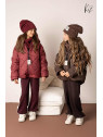 Kurtka zimowa oversize bordo kiz by Kids