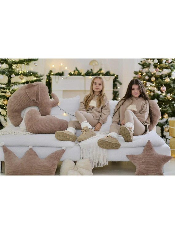 Beżowe getry/ legginsy  Qba Kids