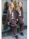 Bluza brąz czekoladowy rozpinana Qba Kids