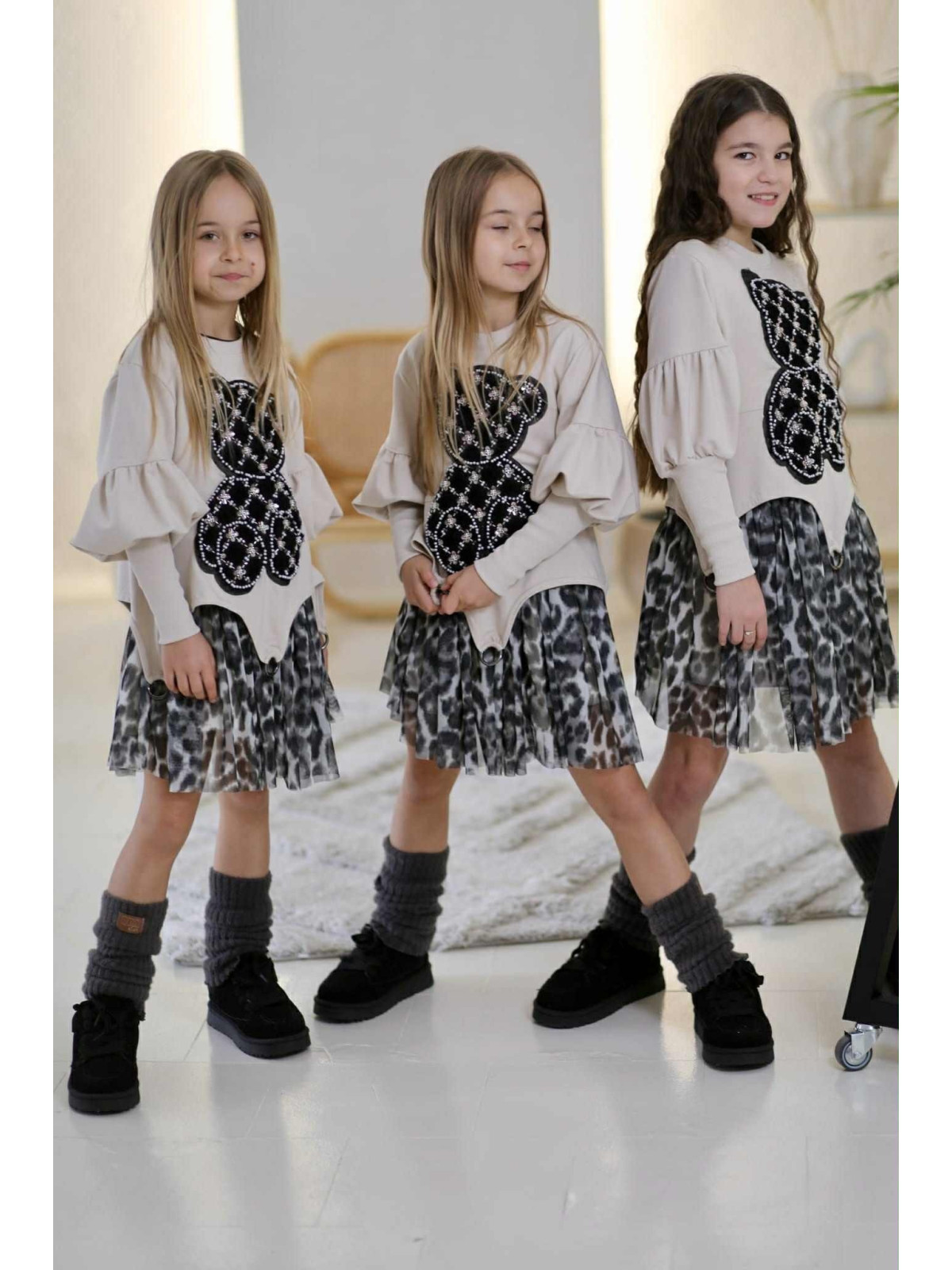 Grafitowe ocieplacze Qba Kids